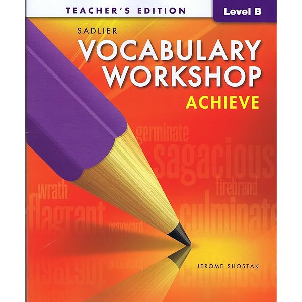 Vocabulary Workshop Achieve Teacher's Edition Level A: unknown
